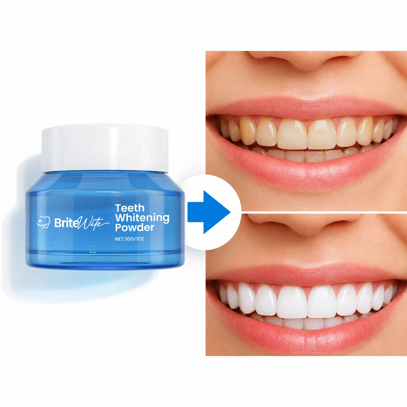 Dentist-Approved Teeth Whitening Powder